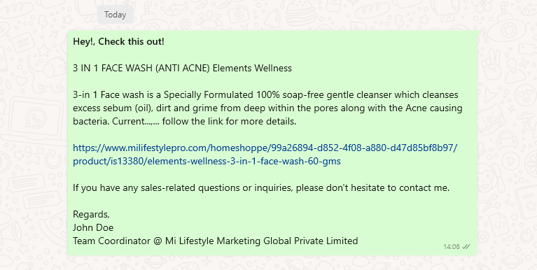 Share personalised products, Image